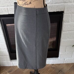 Ann Taylor Charcoal Pencil Skirt